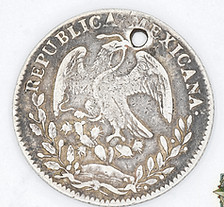 1862 Mexican 8-Reale coin front and back.jpg