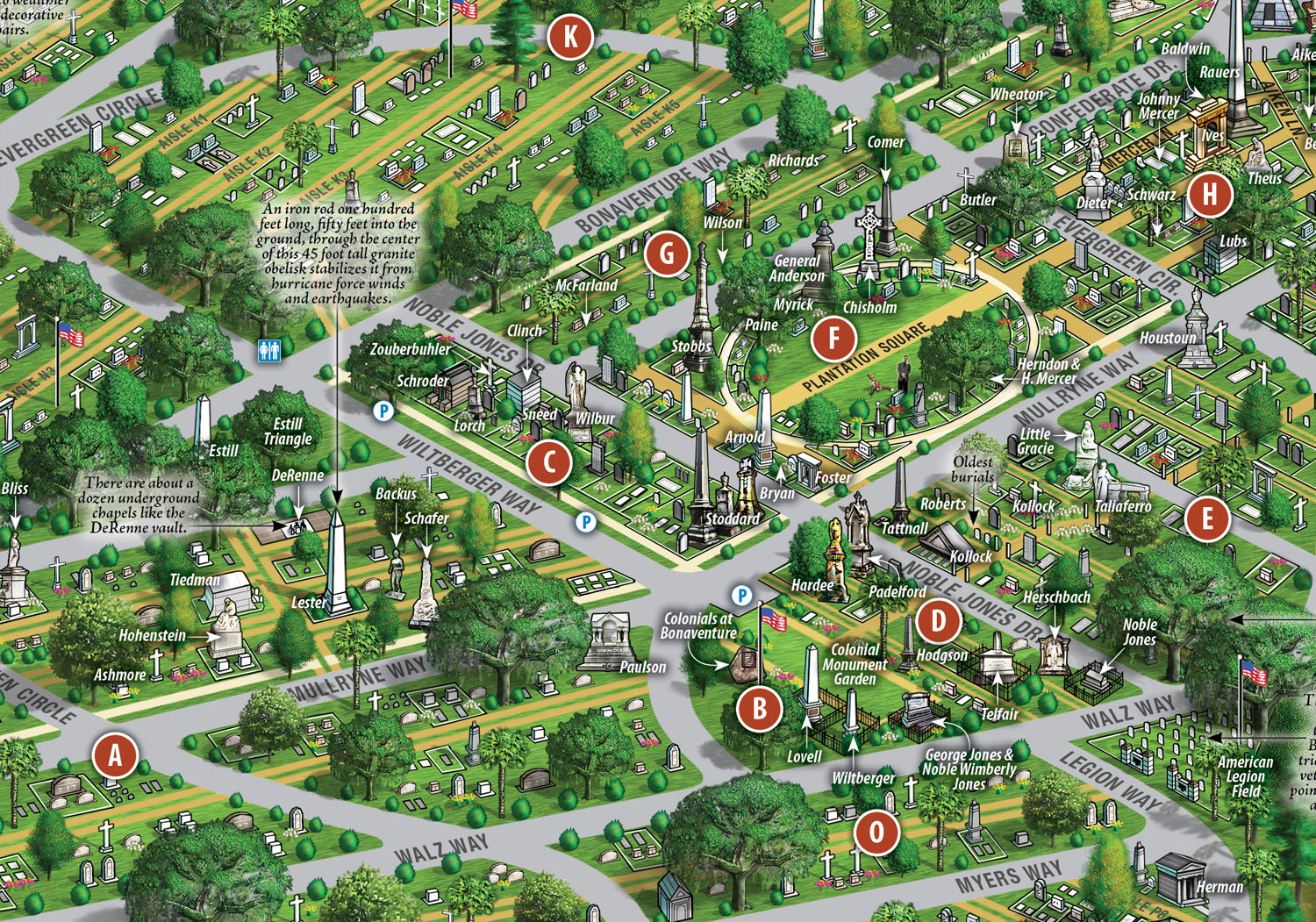 Bonaventure Map Poster