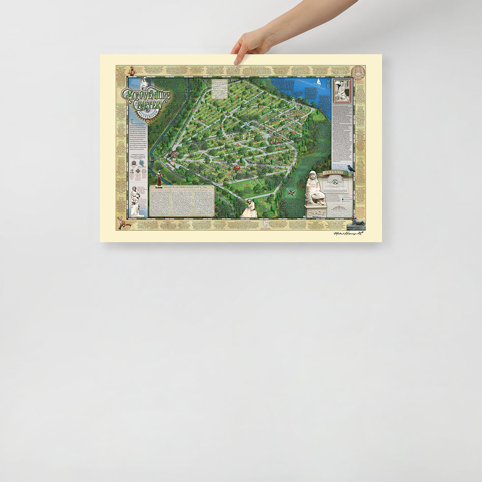 Thumbnail: Bonaventure Map Poster