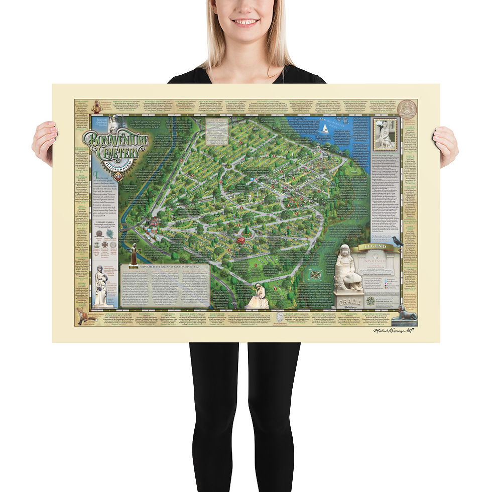 Thumbnail: Bonaventure Map Poster