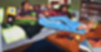 Couple and Cat on Couch