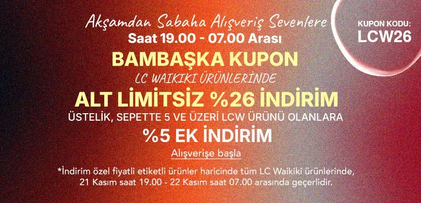 LCW Bambaşka Kupon İndirimi