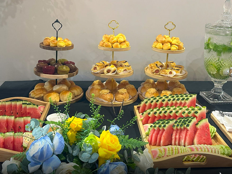 Dịch vụ Teabreak ở Mangrove được chuẩn bị linh hoạt nhằm đáp ứng khẩu vị riêng biệt của từng đoàn khách.