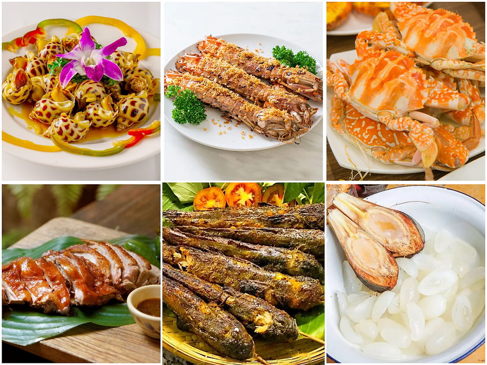 Đại tiệc hải sản tươi sống và những món ngon dân dã đang chờ đón bạn!