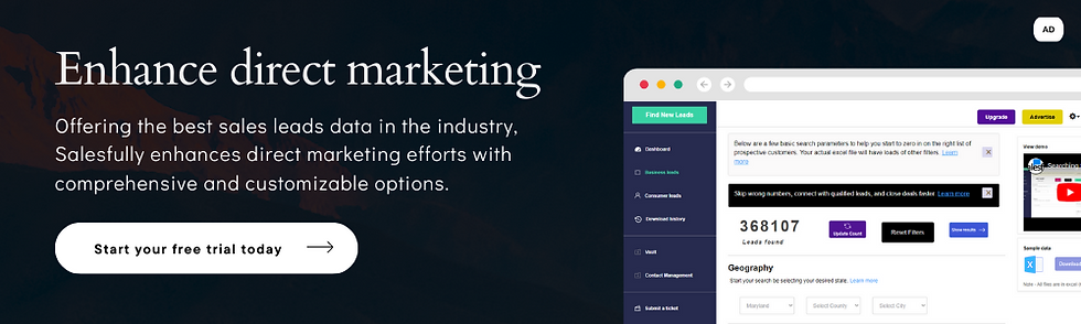 Unlimited sales leads