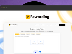 Rewording Text with Ease: A Detailed Review of RewordingTool.io