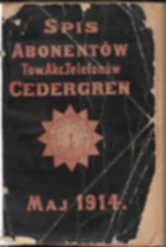 1914 warsaw Telephone Directory
