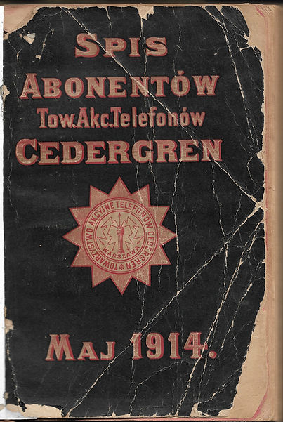 1914 warsaw Telephone Directory