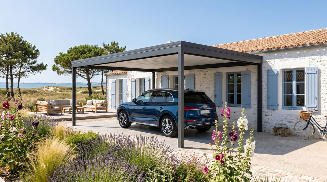 specialiste du verre et de l'aluminium sur l'ile de ré pour les projet de construction ou de rénovation : veranda - pergola - store banne - menuiseries aluminium - fenetres - portes d'entrées, portail aluminium - porte de garage - les ateliers de ré, createurs d'espaces d'exeption sur l'ile de ré