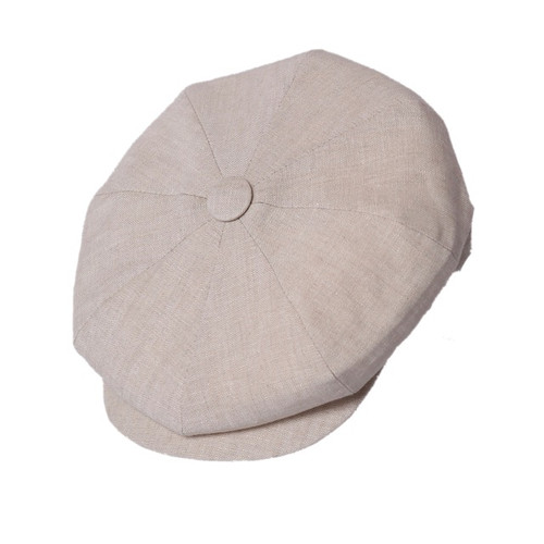 James Lock &Co. Summer Muirfield Linen Cap Natural