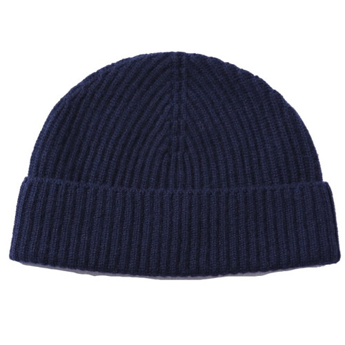 James Lock & Co. Cashmere ski beanie Navy ジェームスロック