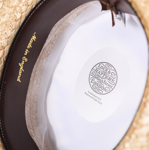 James Lock & Co ボーターハットカンカン帽 英国製 JAMES LOCK & Co. Hatters ジェームスロックハッターズ カンカン