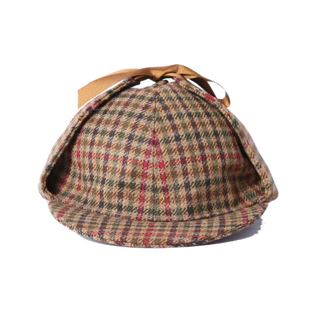 サムネイル： James Lock & Co. Tweed Deerstalker hat ジェームスロック シャーロックホームズ イギリス 帽子