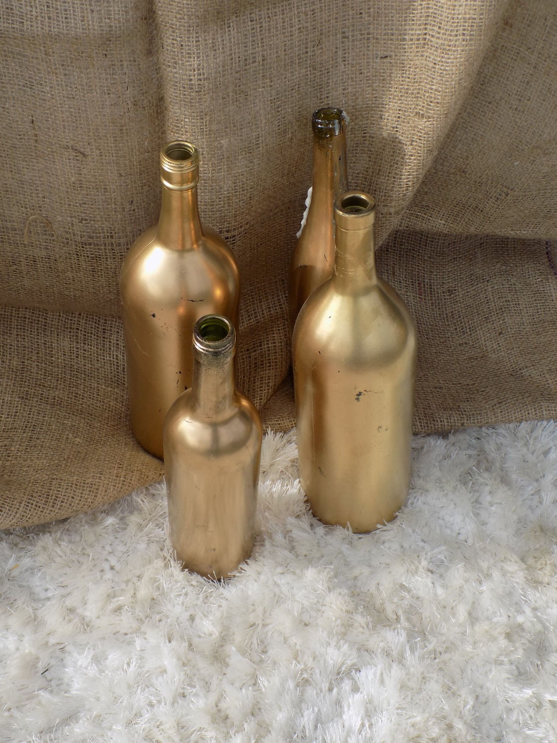Gold Wine Bottles