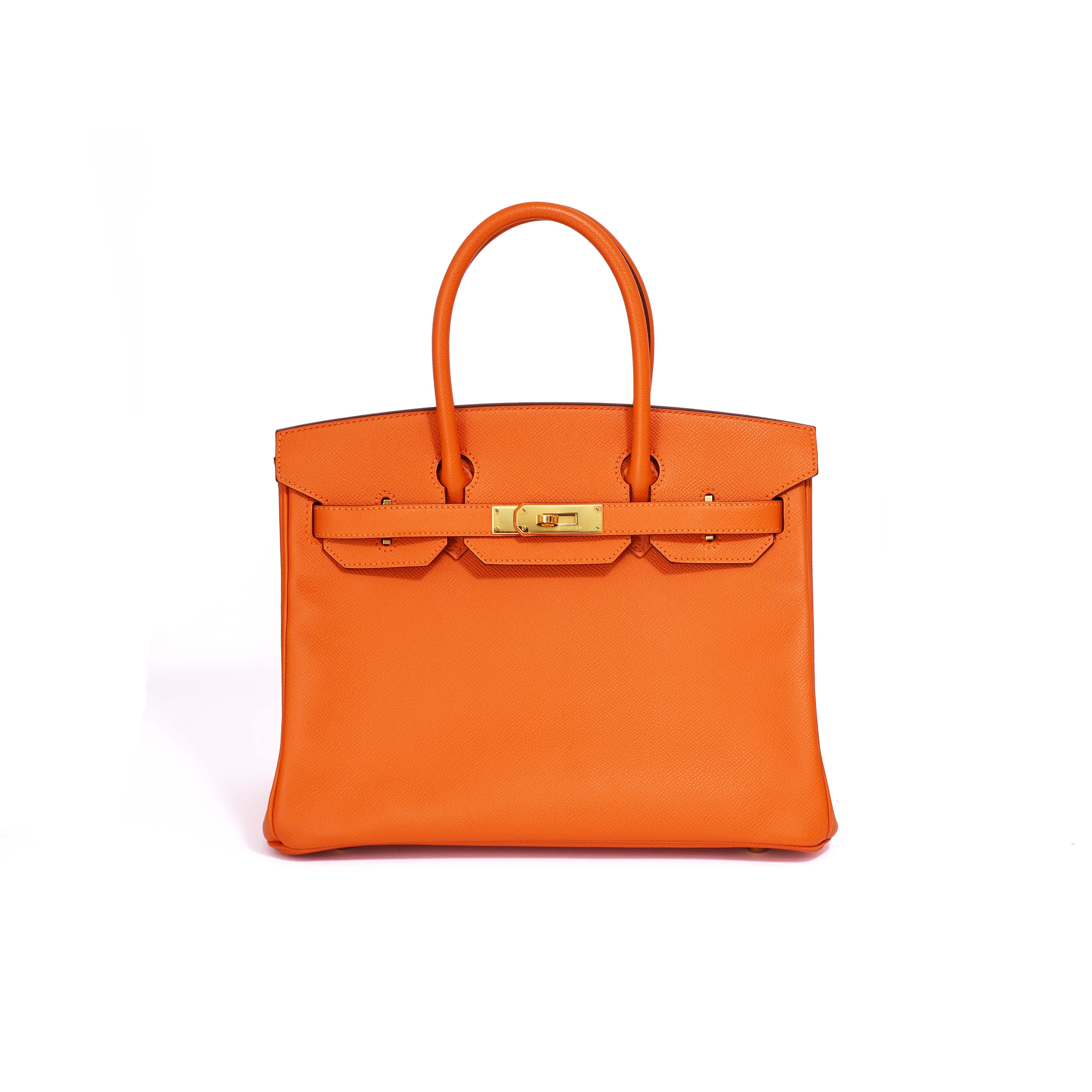 Hermes Birkin 30 Orange GHW Epsom