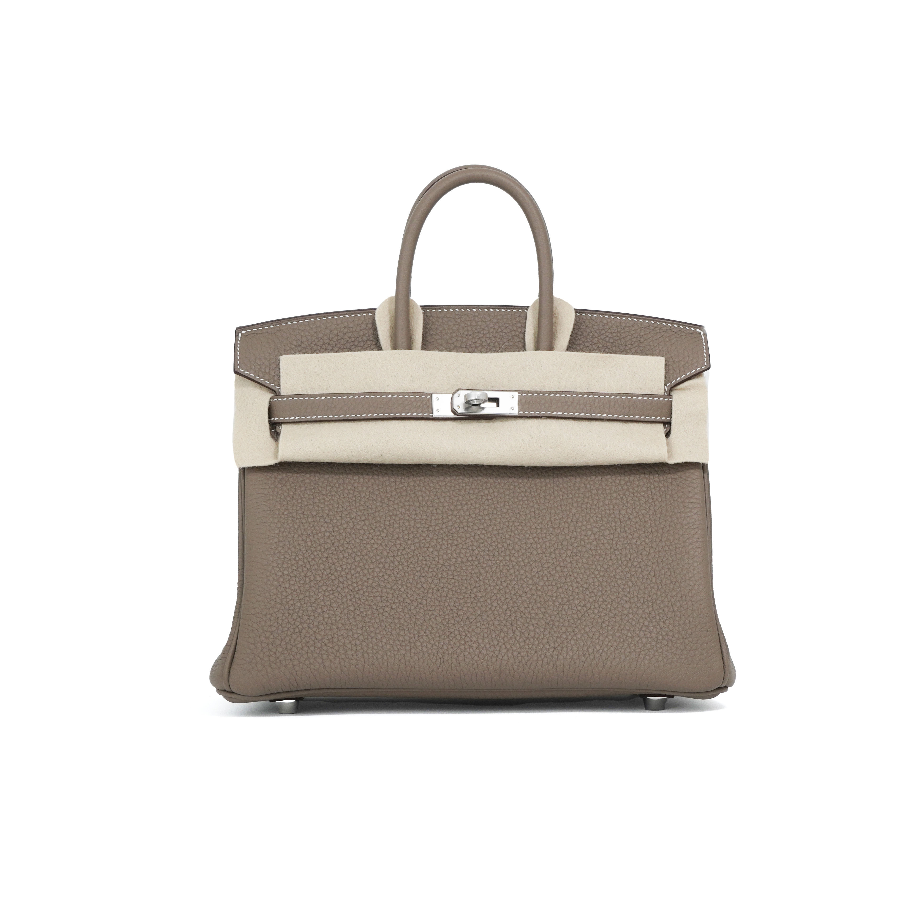 Hermès Birkin 25 Etoupe PHW Togo