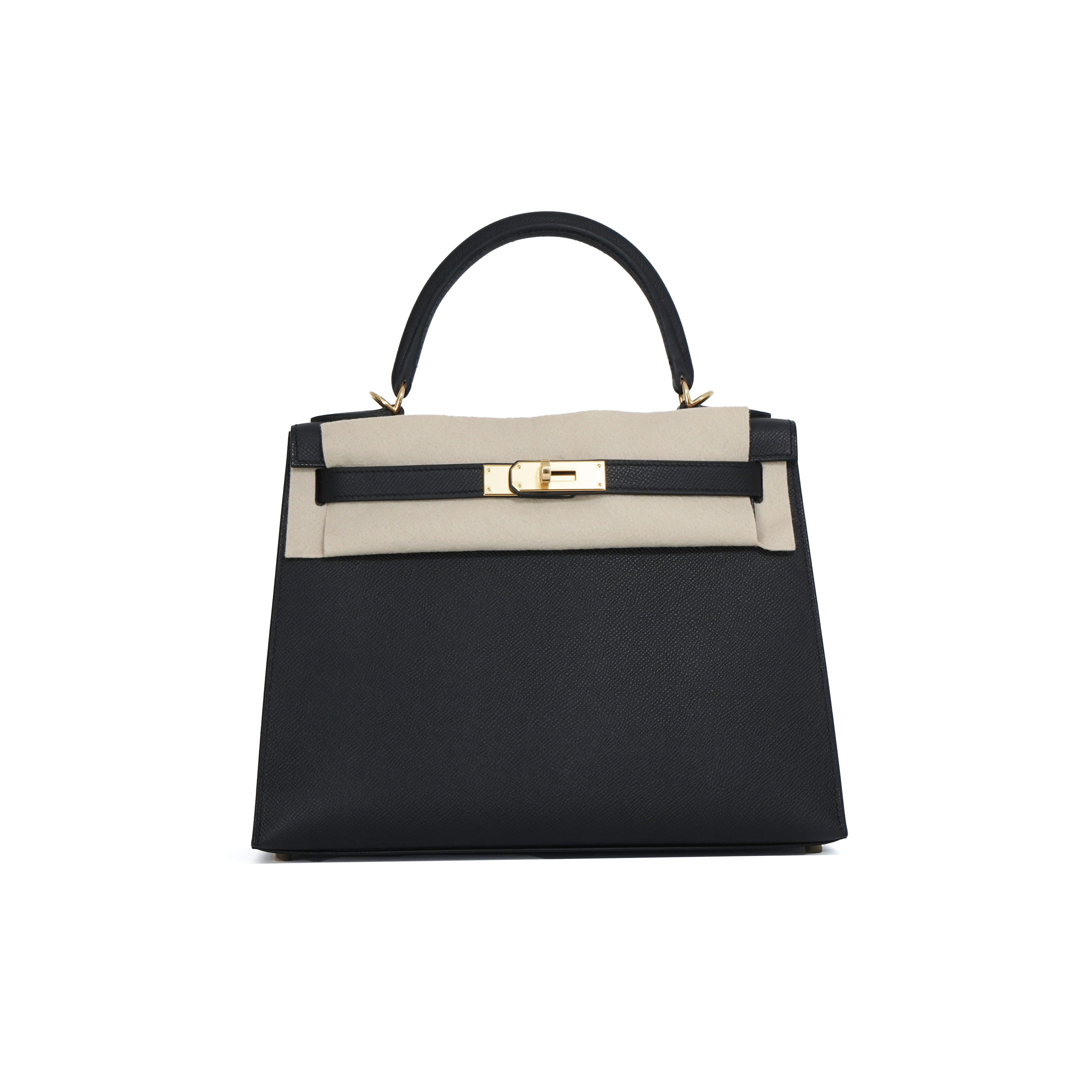 Hermès Kelly 28 Noir Epsom GHW