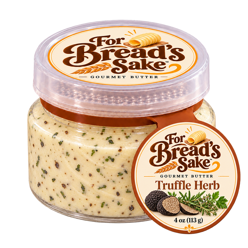For Bread’s Sake Truffle Herb gourmet butter Mini Pods, 4 oz (113 g)