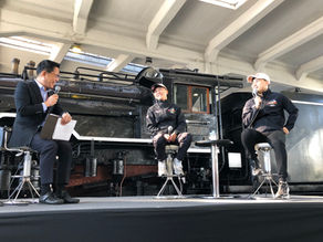 京都鉄道博物館 岩佐歩夢×野尻智紀選手登壇へJALOX金田レポーターが伝える