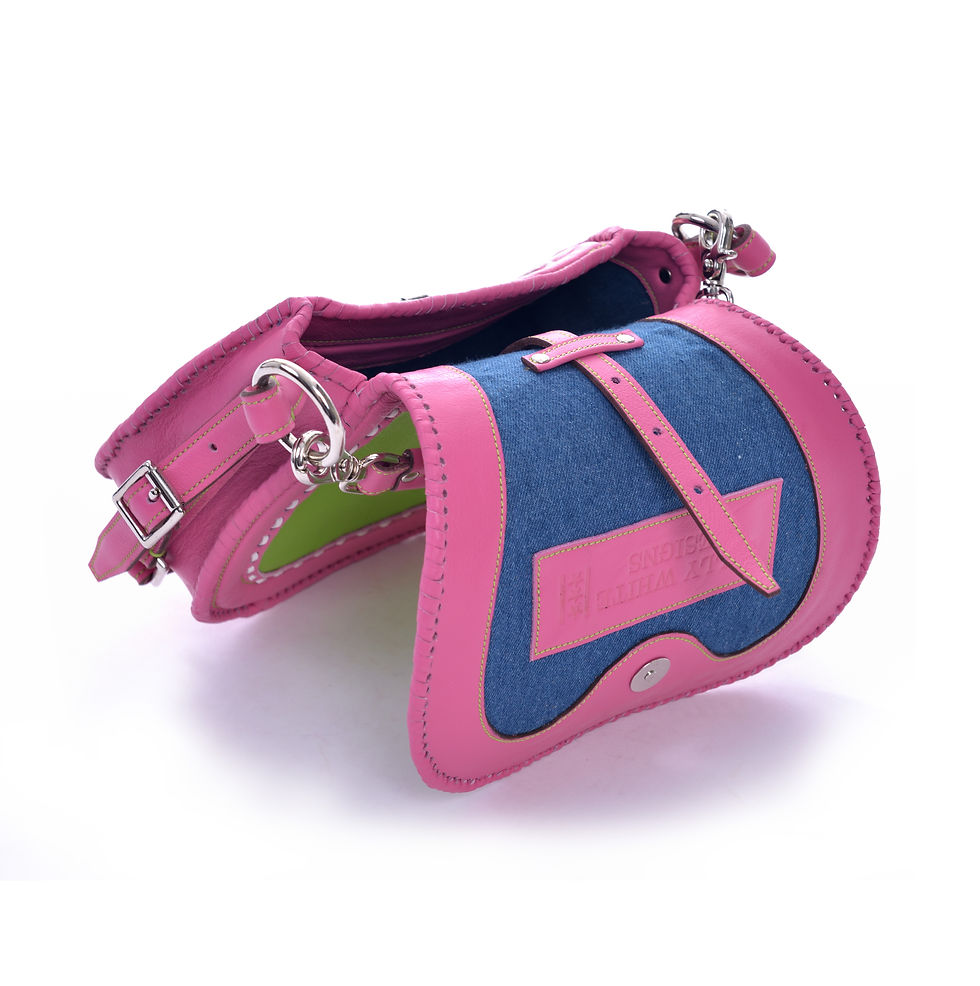 Thumbnail: Pink and Green Crossbody Bag