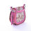 Thumbnail: Pink Leather and Cowhide Crossbody Bag