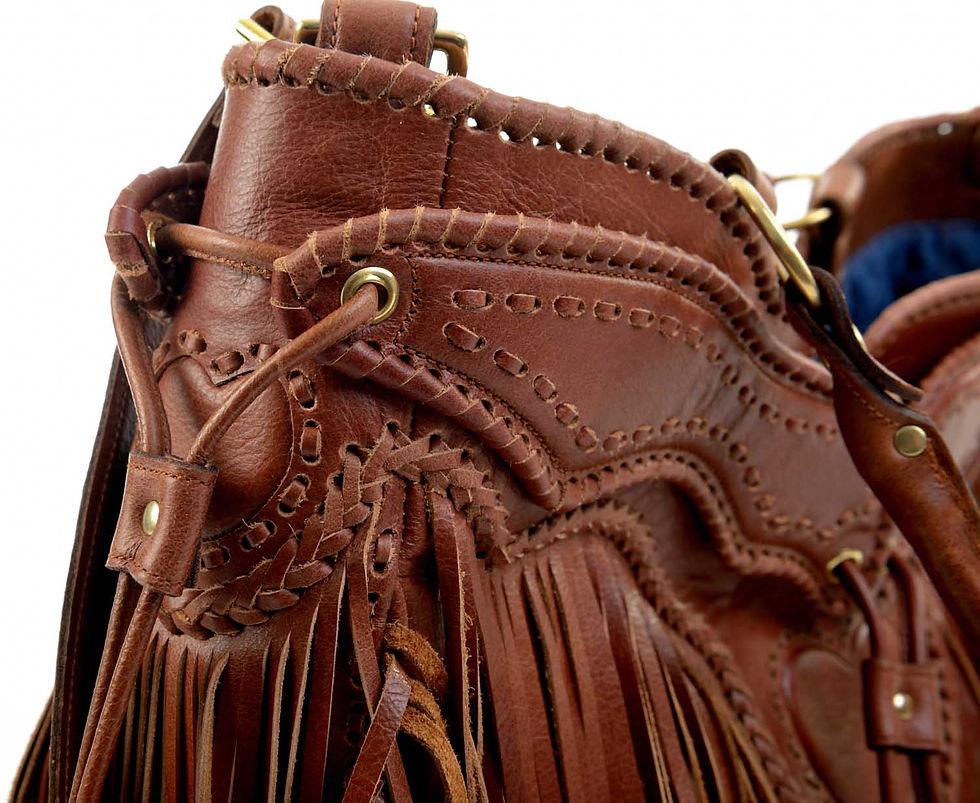 Thumbnail: Leather Tassel Bag