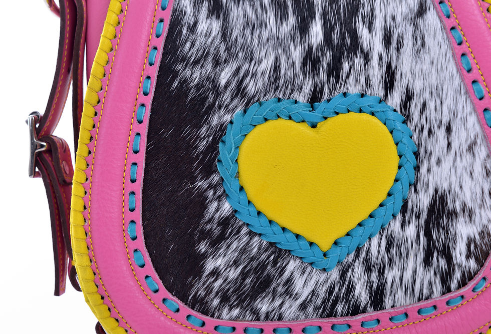 Thumbnail: Pink and Yellow Crossbody Bag