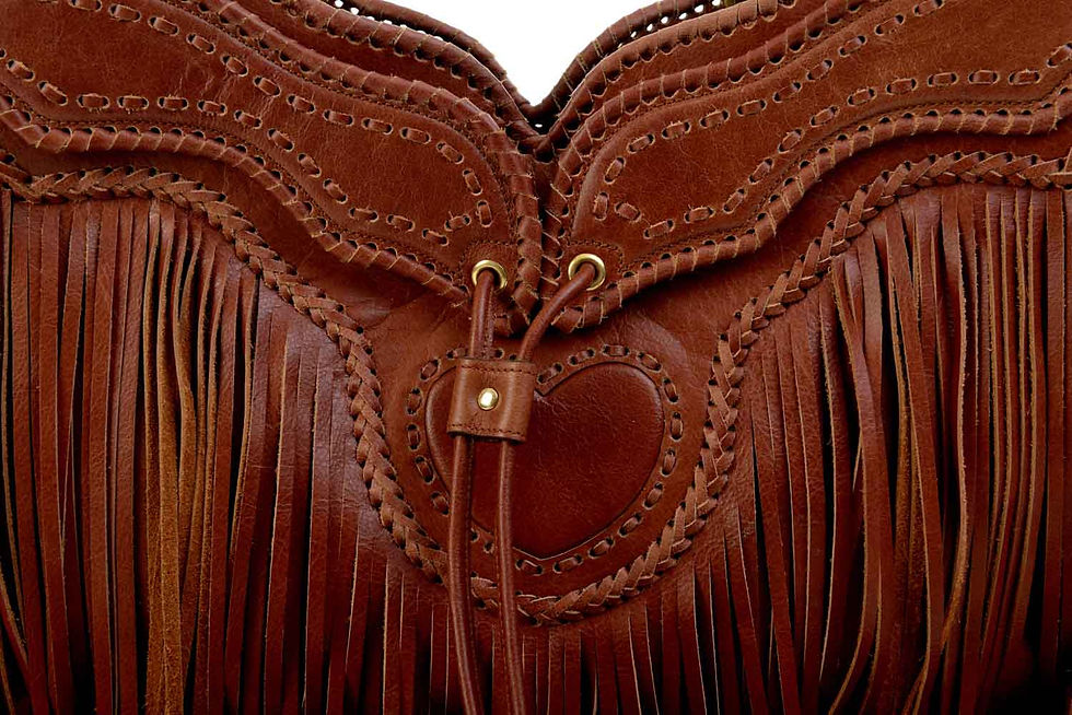 Thumbnail: Leather Tassel Bag
