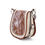 Thumbnail: Ivory and Brown Leather Crossbody Bag