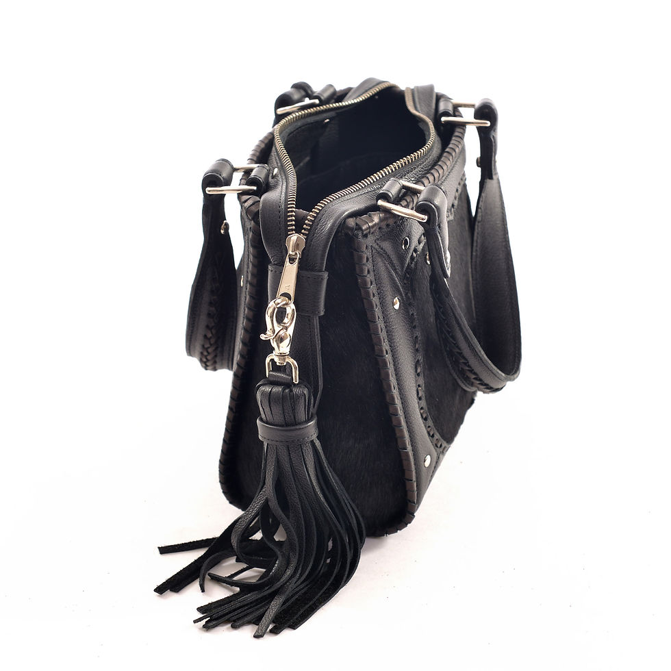 Thumbnail: Black Leather Clutch Bag