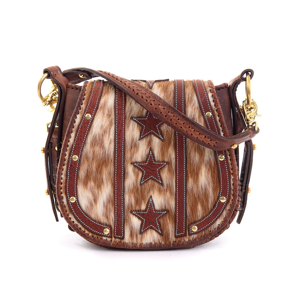 Thumbnail: Brown Suede Crossbody Bag