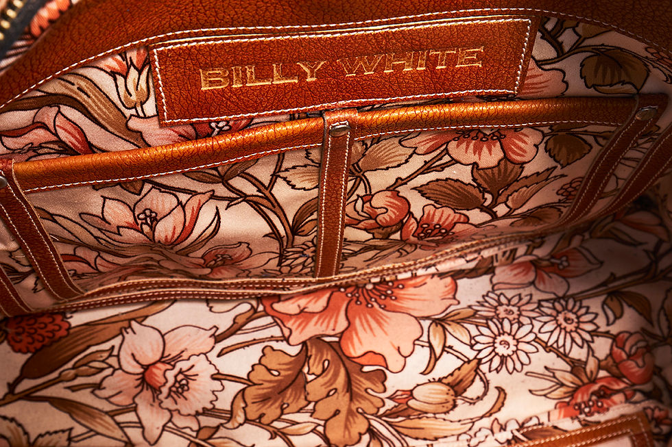 Thumbnail: Leather and Cowhide Tote Bag