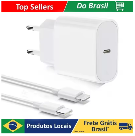 Miniatura: Carregador Rápido para iPhone Com Cabo