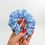 Miniature : Scrunchie - Pied de poule bleu