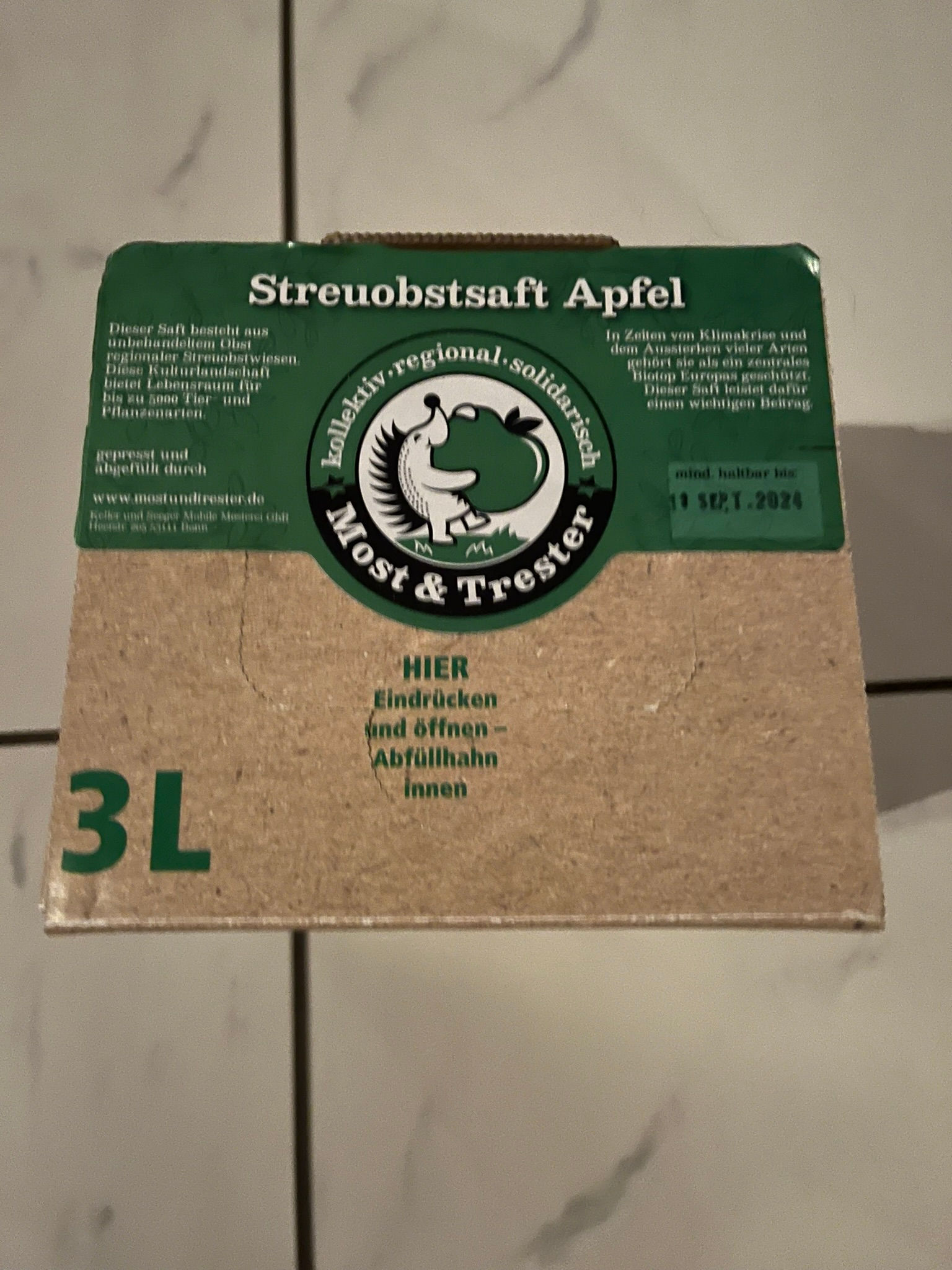 Apfelsaft 3l Bag