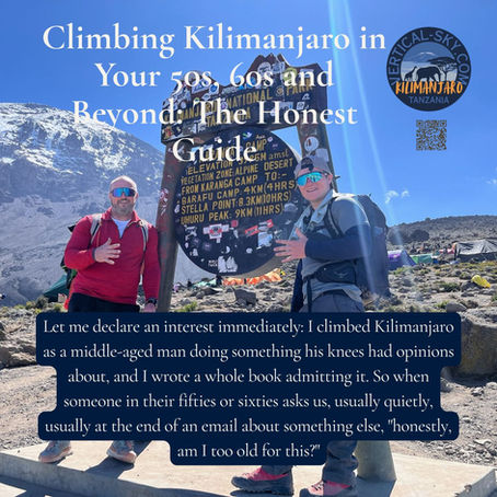 Climbing Kilimanjaro in your 50s 60s and Beyond