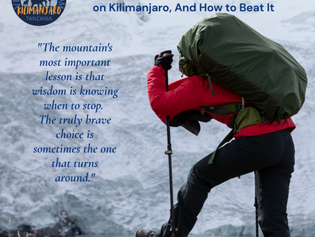 Feeling Sick on Kilimanjaro? Vertical Sky has the answers. 