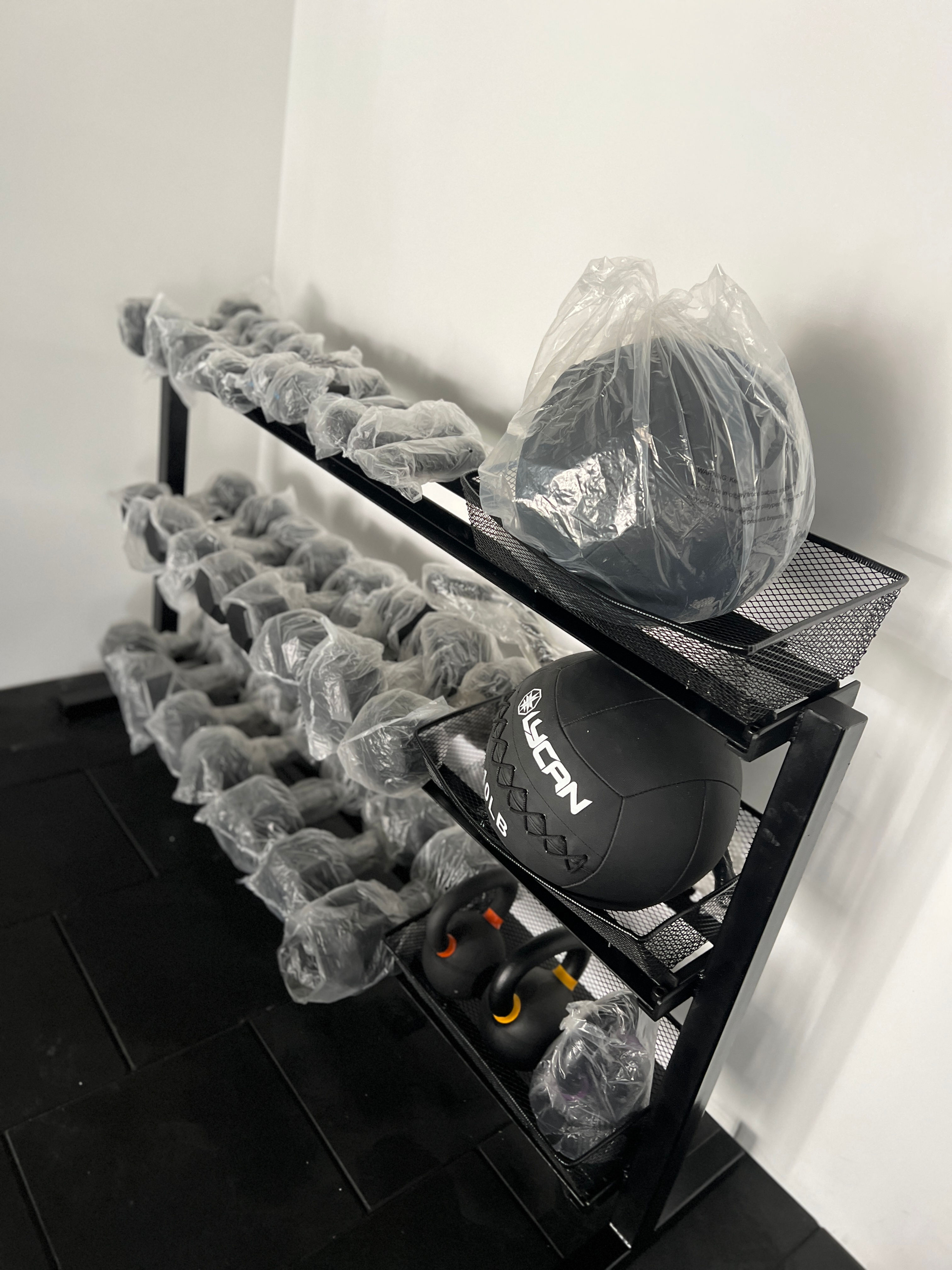 Rack multinfunciinal Mancuernas y + 3 Pisos