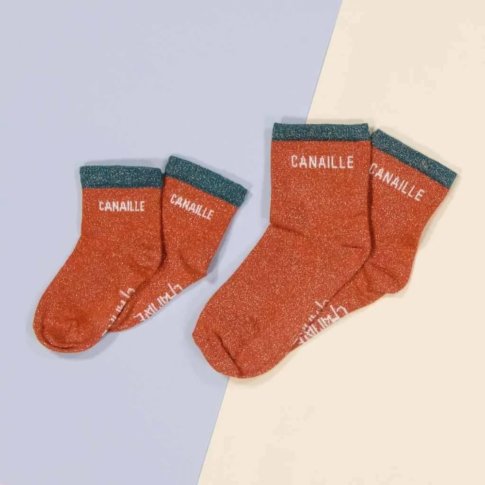 Chaussettes Enfants/Adultes "Canaille" Chamaye