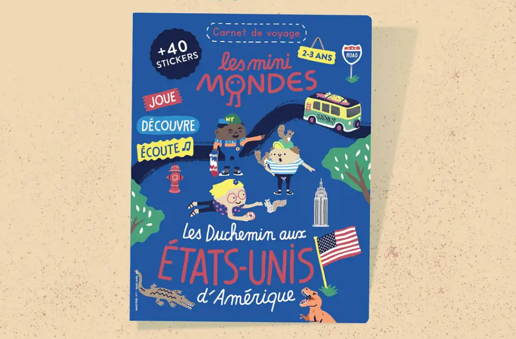 Le carnet de voyage USA 2-3 ans par Les Mini Mondes