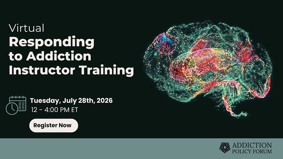 Virtual Responding to Addiction Instructor Training- July 28, 2026