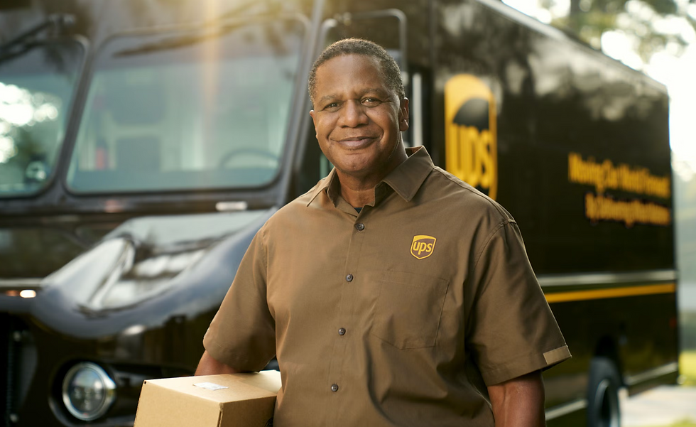 UPS use distinctive brand assets which make the brand more recognisable.