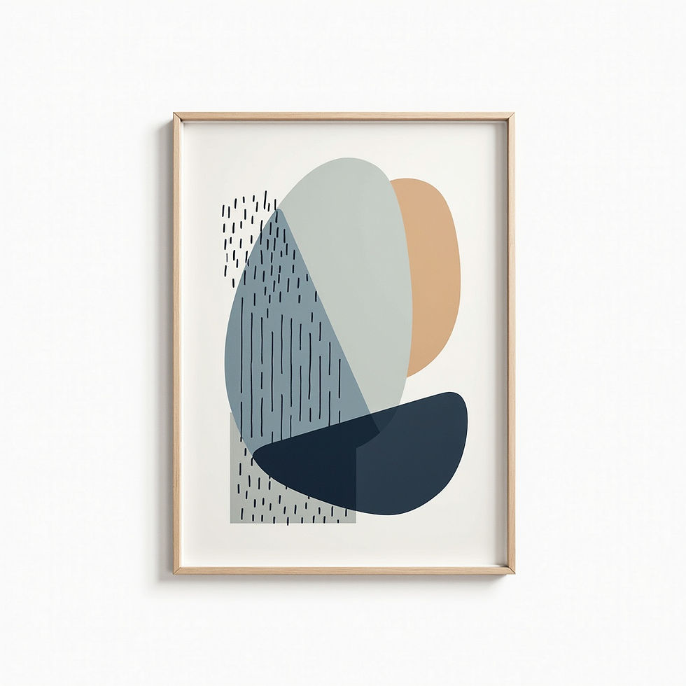 Geometric Abstract Print