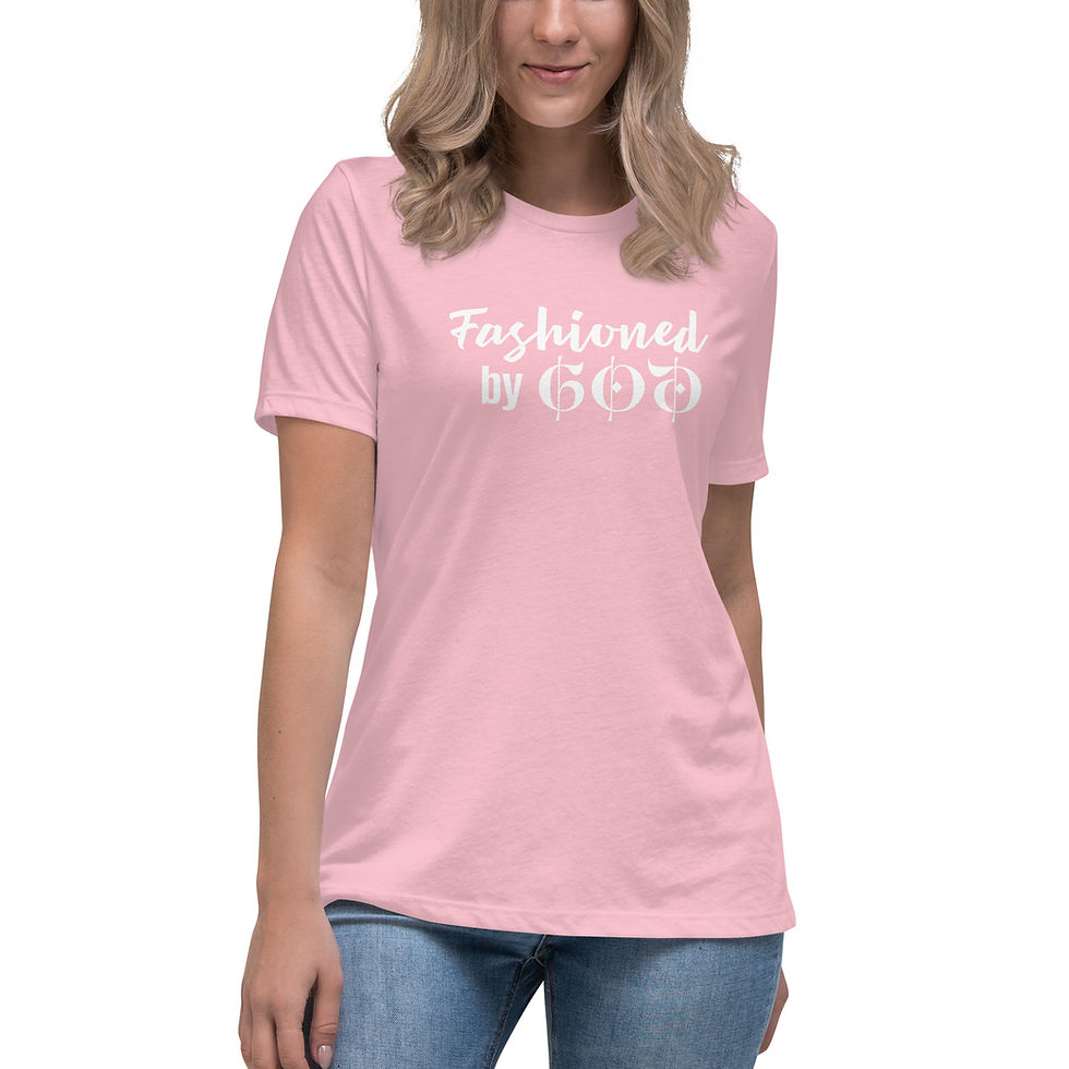 Thumbnail: Fashioned by God - Women's Relaxed T-Shirt