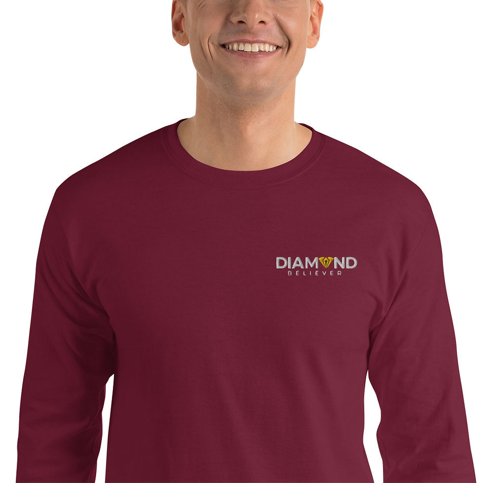 Thumbnail: Diamond Believer - Men’s Long Sleeve Shirt 