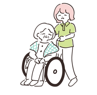 地域の皆様の温かい暮らしと自立を支えるイメージイラスト