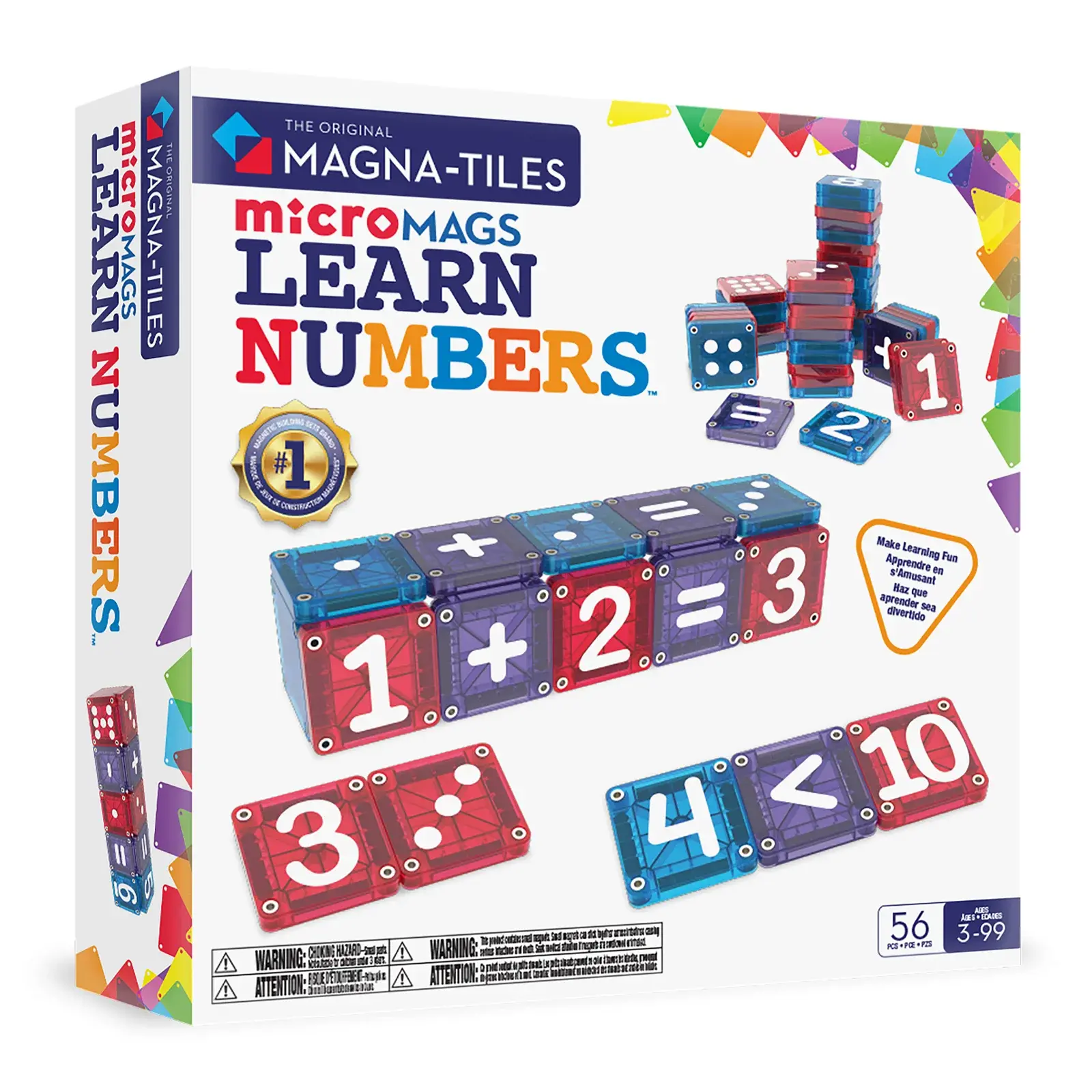 Magnatiles Learn Numbers