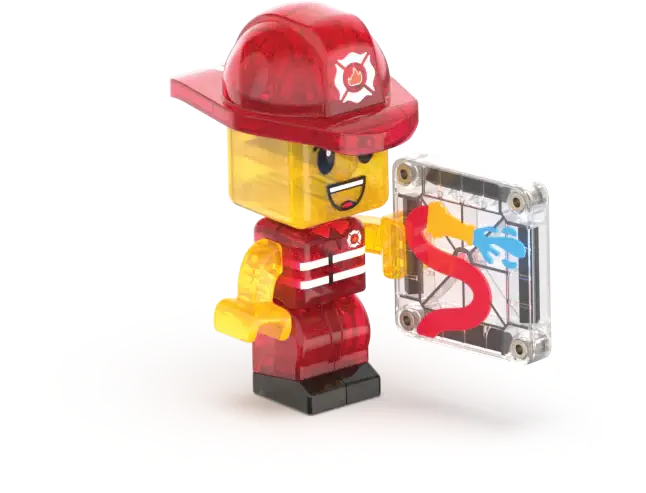 Thumbnail: Magnatiles fire station