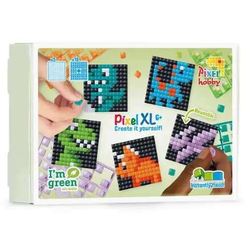 Pixelhobby XL: thema box dinosaurussen