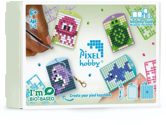 Pixelhobby: medaillon set zeedieren